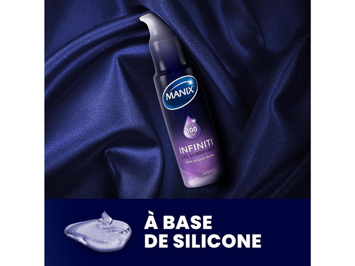 Manix Infiniti - Gel Lubrifiant Longue Durée à Base de Silicone - 100ml