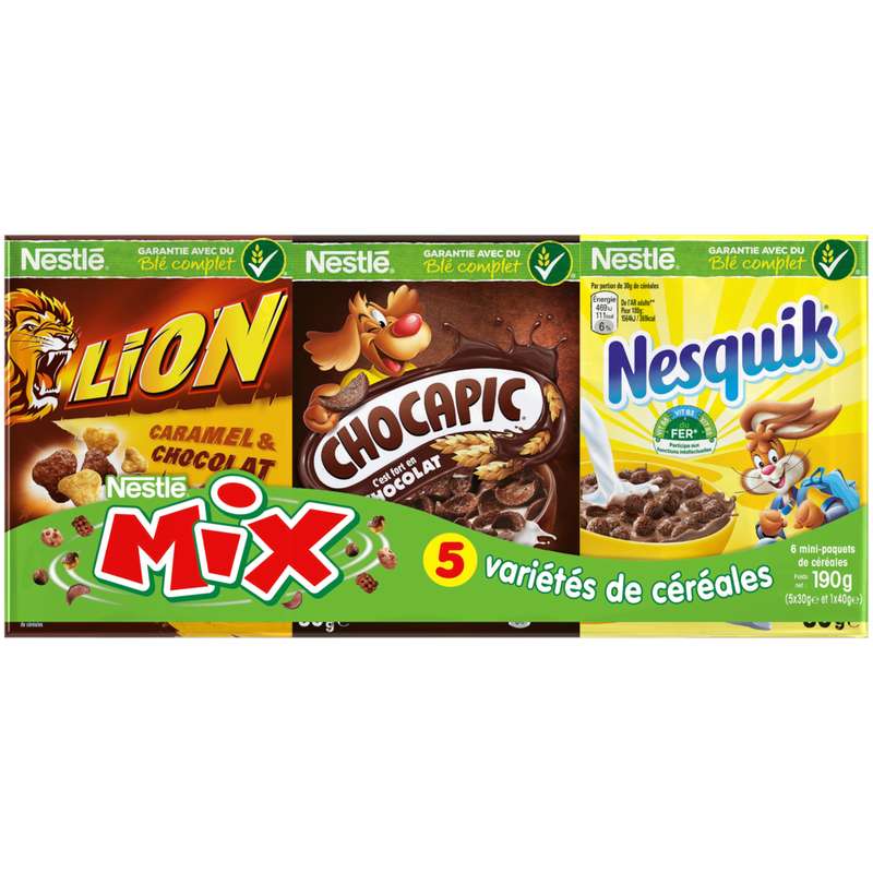 Nestlé Assortiment de céréales Mi de 5 x 30 g + 1 x 40 g