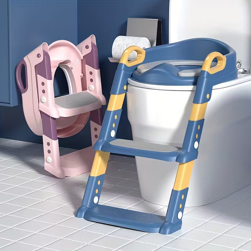 Siège de Toilette pour Enfant avec Marchepied Compact – Apprentissage Facile