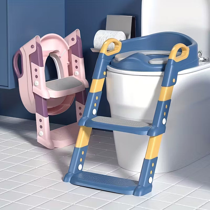 Siège de Toilette pour Enfant avec Marchepied Compact – Apprentissage Facile