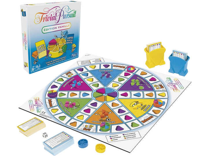 Jeu de Plateau Trivial Pursuit : Jeux-questionnaires pour Adultes et Enfants