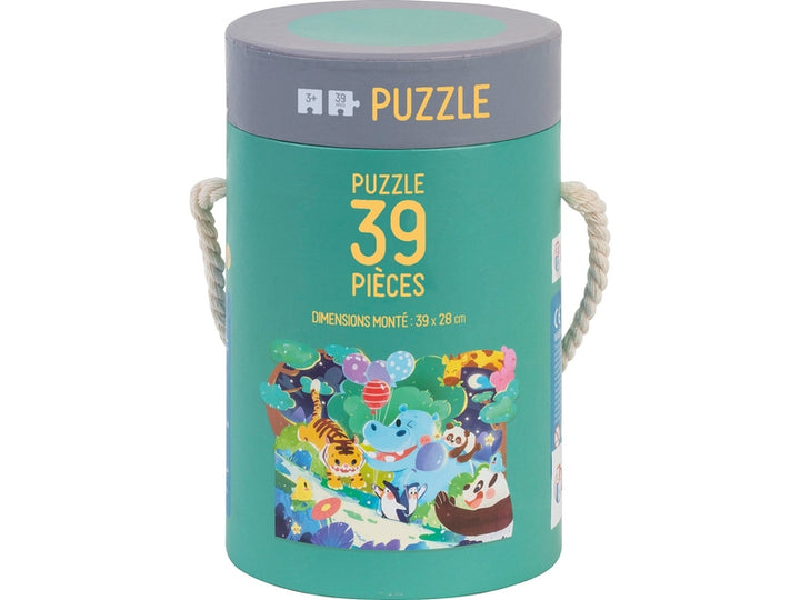 Baril Puzzle 30 Pièces Animaux de la foret