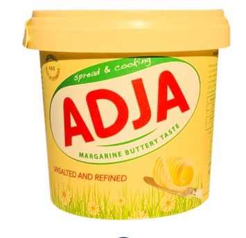 ADJA - Margarine Beurre - sans sel et raffiné - 1kg Dakar Dialy