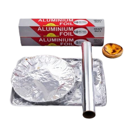 Papier d'aluminium jetable de cuisson ,2 pièce de 300 cm/500 cm
