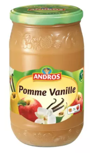 ANDROS - Compote Pomme Vanille - 750 g Dialy Dakar 