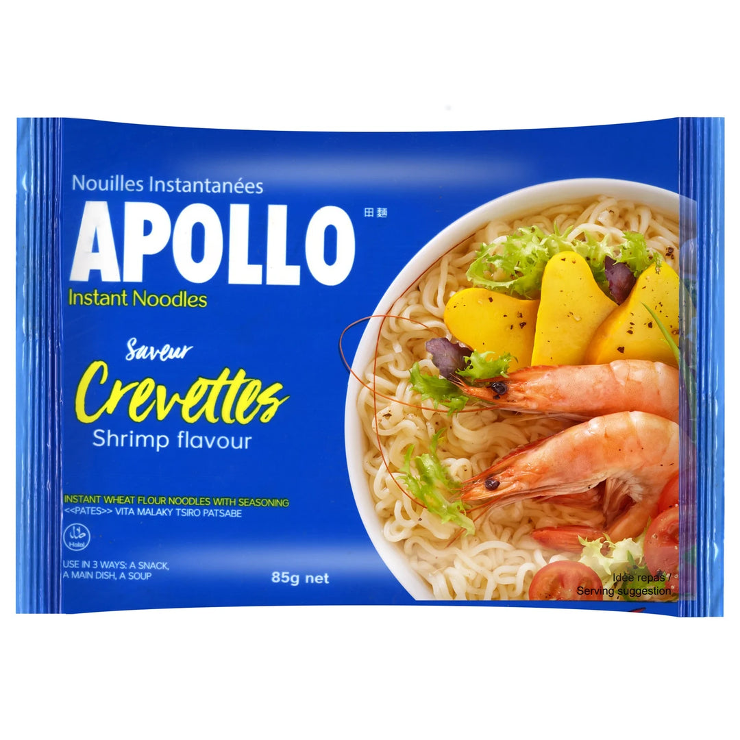 APOLLO - Nouilles instantanées saveur crevettes en sachet -  85g dakar dialy