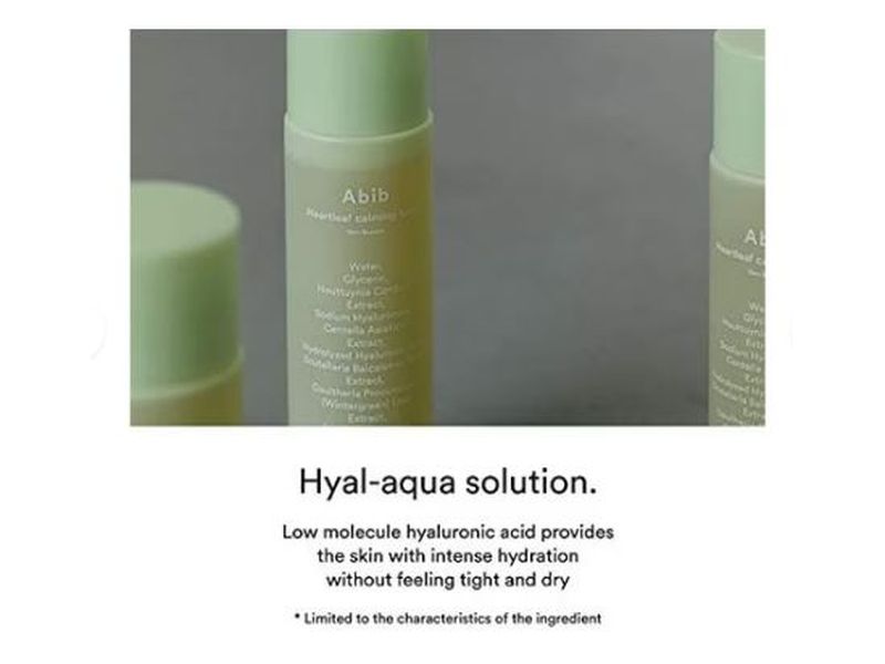 ABIB - Tonique apaisant Heartleaf pour booster la peau - 210 ml
