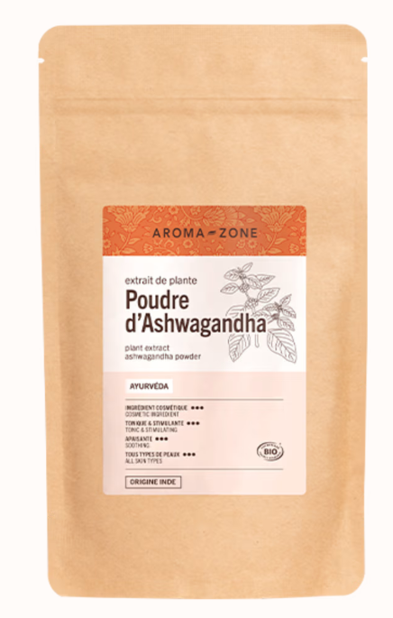 AROMA - ZONE - Poudre d'ashwagandha Bio 100g Dialy - Dakar