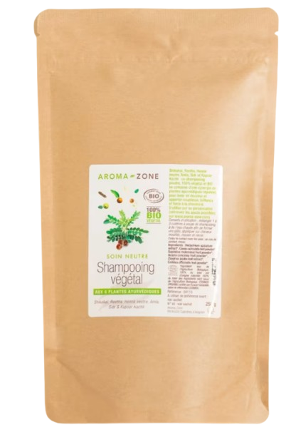 AROMA - ZONE - Poudre de soins neutre shampoing végétal 250g Dialy - Dakar