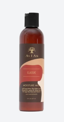 Flacon de revitalisant capillaire AS I AM Moisture Mix 237 ml – Hydratation cheveux bouclés – Disponible sur Dialy

