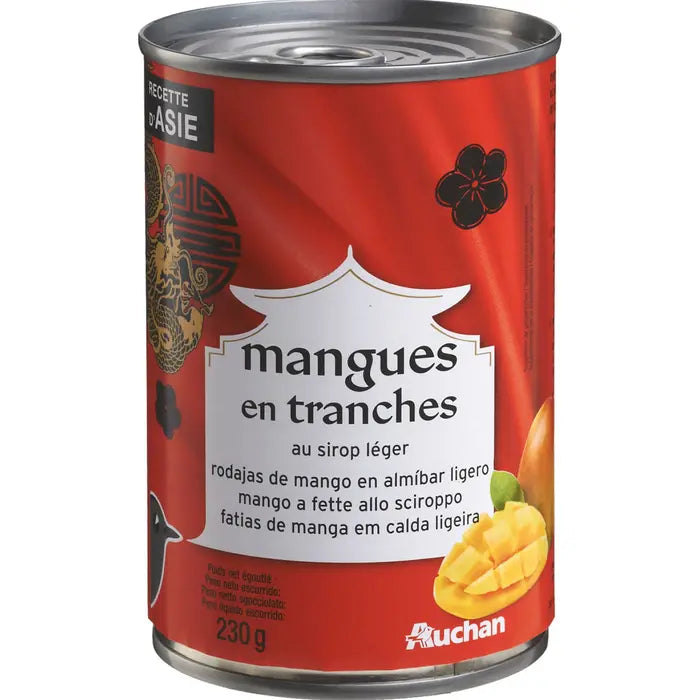 AUCHAN - Mangue en tranches au sirop léger - 230g Dakar Dialy