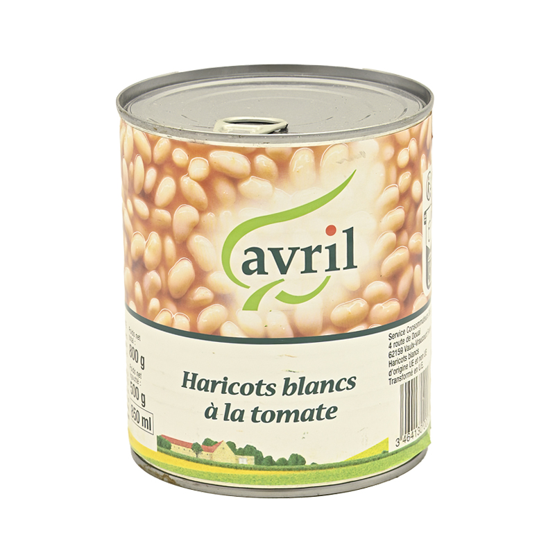 AVRIL - Haricots blancs à la tomate - 800g DAKAR DIALY