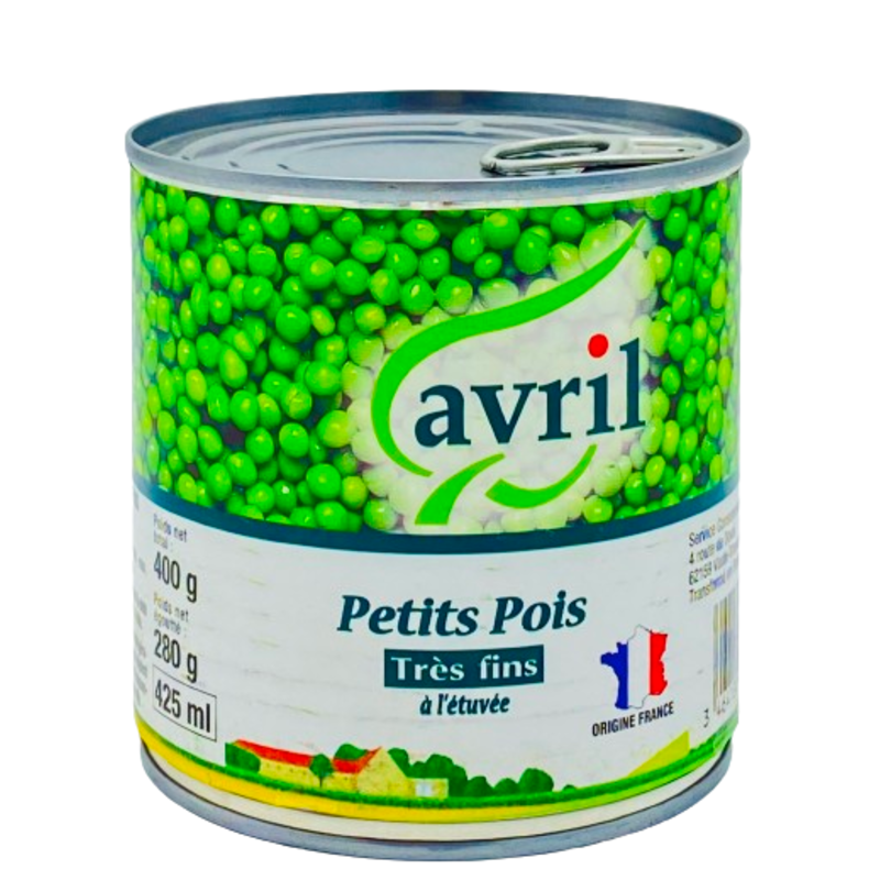 AVRIL - Petits pois très fins à l'étuvée - 400G Dakar Dialy