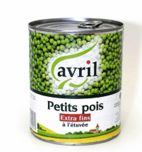 AVRIL - Petits pois très fins à l'étuvée - 800g Dakar dialy