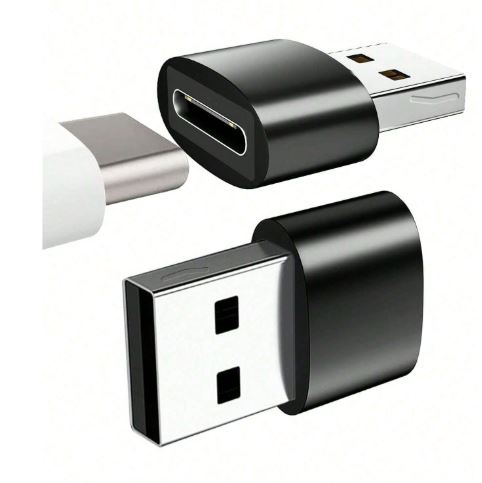 Adaptateur USB-C Femelle vers USB-A Mâle – Lot de 2 + Étui Dakar - Dialy