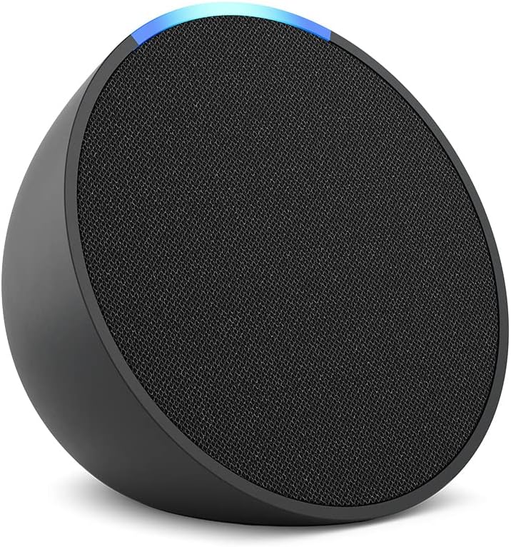 Echo Pop (Nouvelle génération) | Enceinte connectée Bluetooth et Wi-Fi compacte au son riche, avec Alexa | Anthracite Dakar Dialy
