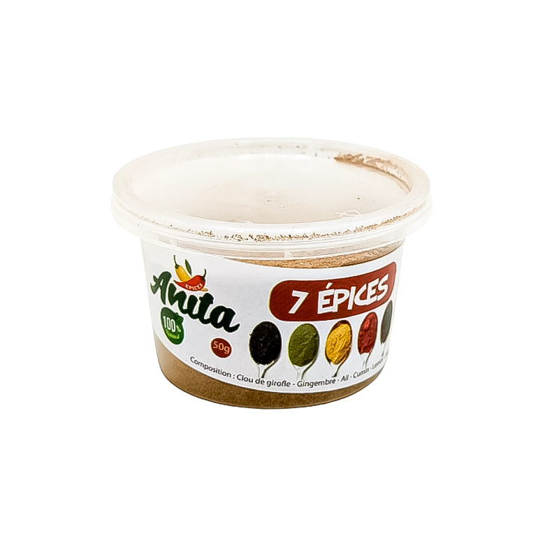 Anita épices- 7 épices - 50g, Dakar Dialy