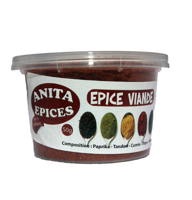 Anita épices - Epice viande - 50g dakar dialy