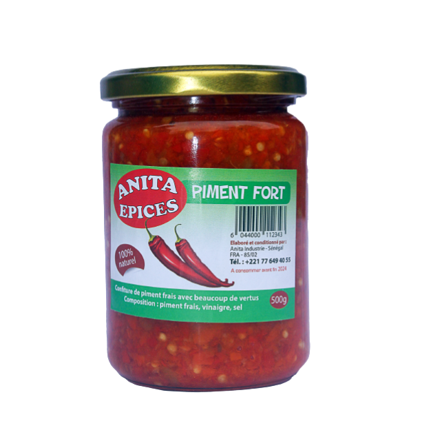 Anita épices - Piment fort - 500g dakar dialy