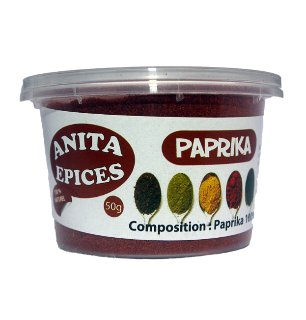 Anitas épices- Paprika - 50g - dialy Dakar