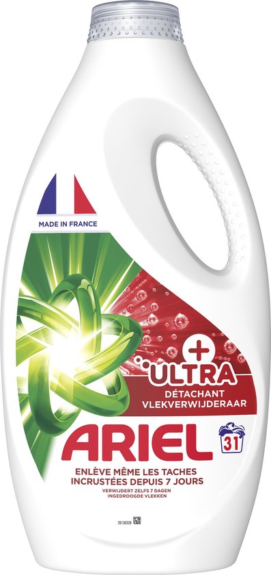 Ariel Lessive Liquide Ultra, 31 doses, nettoyage puissant et éclat longue durée. Disponible sur Dialy.sn à Dakar