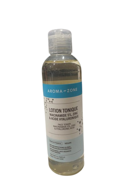 AromaZone - Lotion Tonique Niacinamide 5%, Zinc & Acide Hyaluronique - 200 ml. Disponible à Dakar sur Dialy.sn