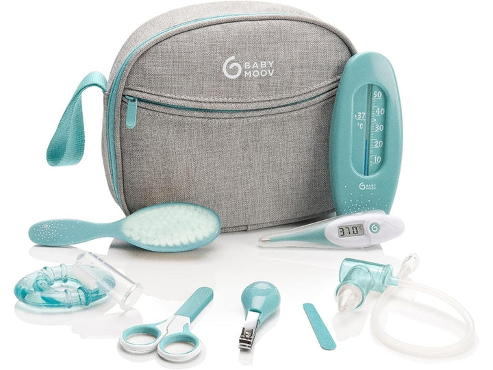 BABYMOOV - Kit de Soin Bébé Complet – Trousse de Toilette avec Thermomètre, Brosse, Coupe-Ongles et Accessoires Essentiels Dialy - Dakar 