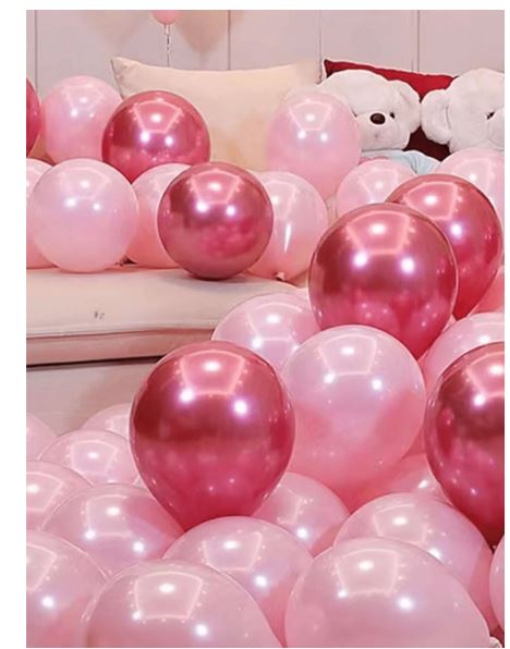 30 pièces Ballons décoratifs métalliques pour fête