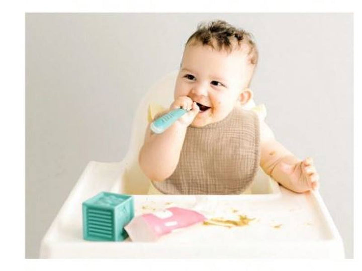 8 paquets de bavoirs vert en mousseline pour bébés , garçons et filles