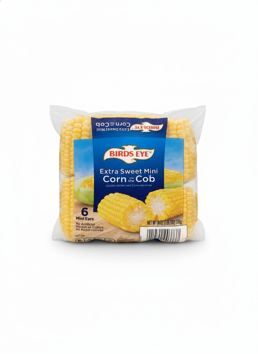 Mini épis de maïs extra sucré Birds Eye 510g dispo à Dakar sur Dialy en 60min à Dakar