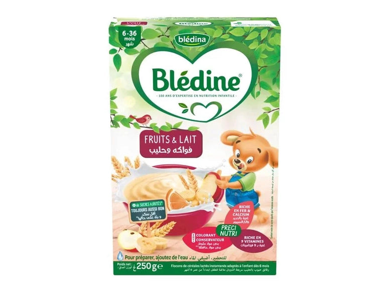 BLÉDINA - Blédine - Céréales fruits et lait - 250g DAKAR DIALY