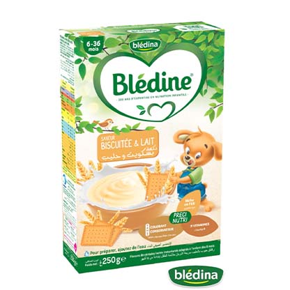 BLEDINA - Bledine Céreales biscuitées et lait - 250G Dakar Dialy
