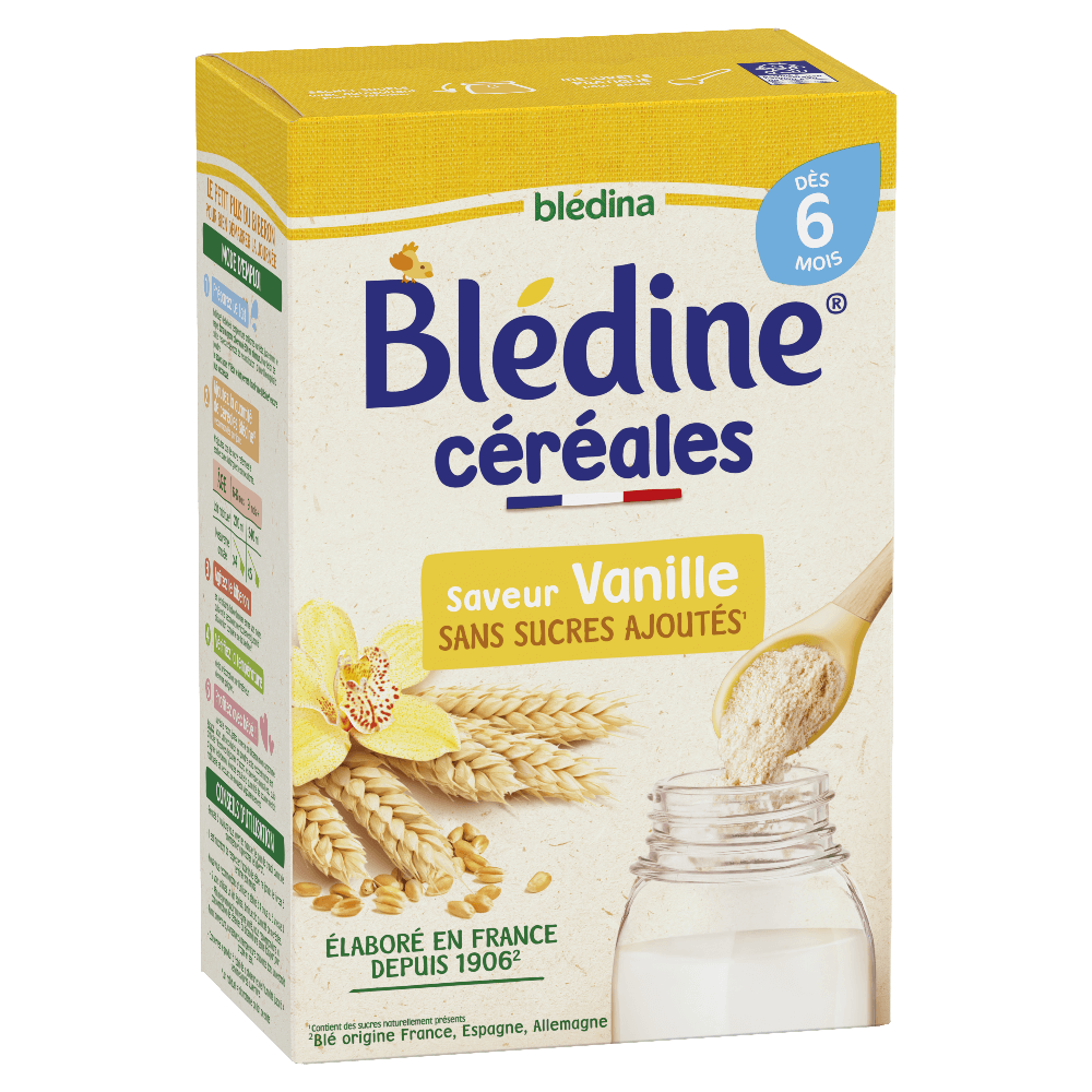 BLEDINA - Blédine Vanille 6 Mois+ – Céréales Bébé - 400g Dialy - Dakar 
