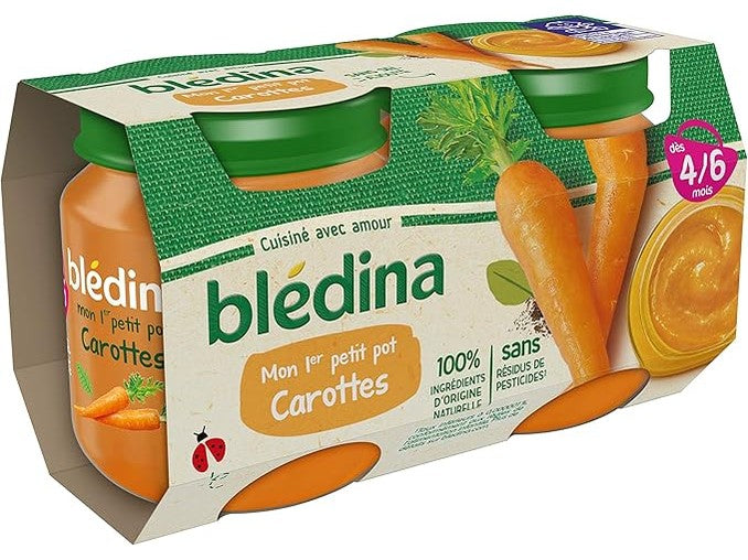 BLEDINA - Compote saveur Carottes - 2 x 130 g DAKAR DIALY