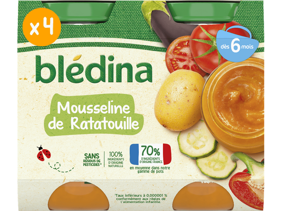 BLEDINA - Petits pots - Mousseline de Ratatouille - Dakar Dialy