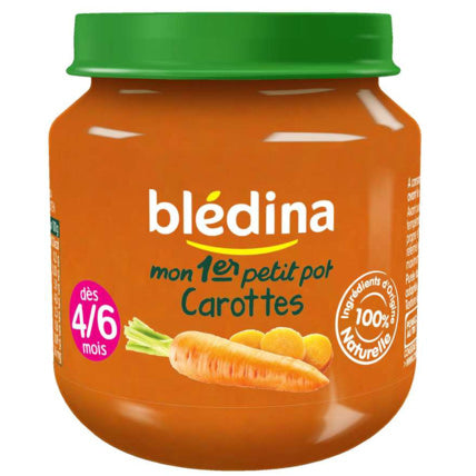 BLEDINA - Petits pots Purée de carottes - 130g Dakar Dialy