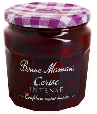 BONNE MAMAN - Confiture de Cerise Intense Moins Sucrée - 335g 