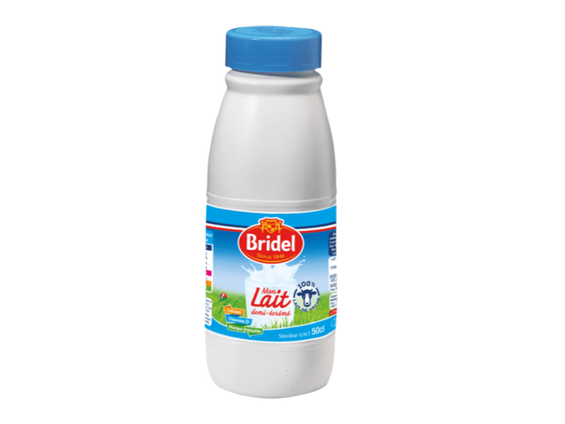 BRIDEL - Lait demi écrémé en bouteille - 50CL Dialy - Dakar 