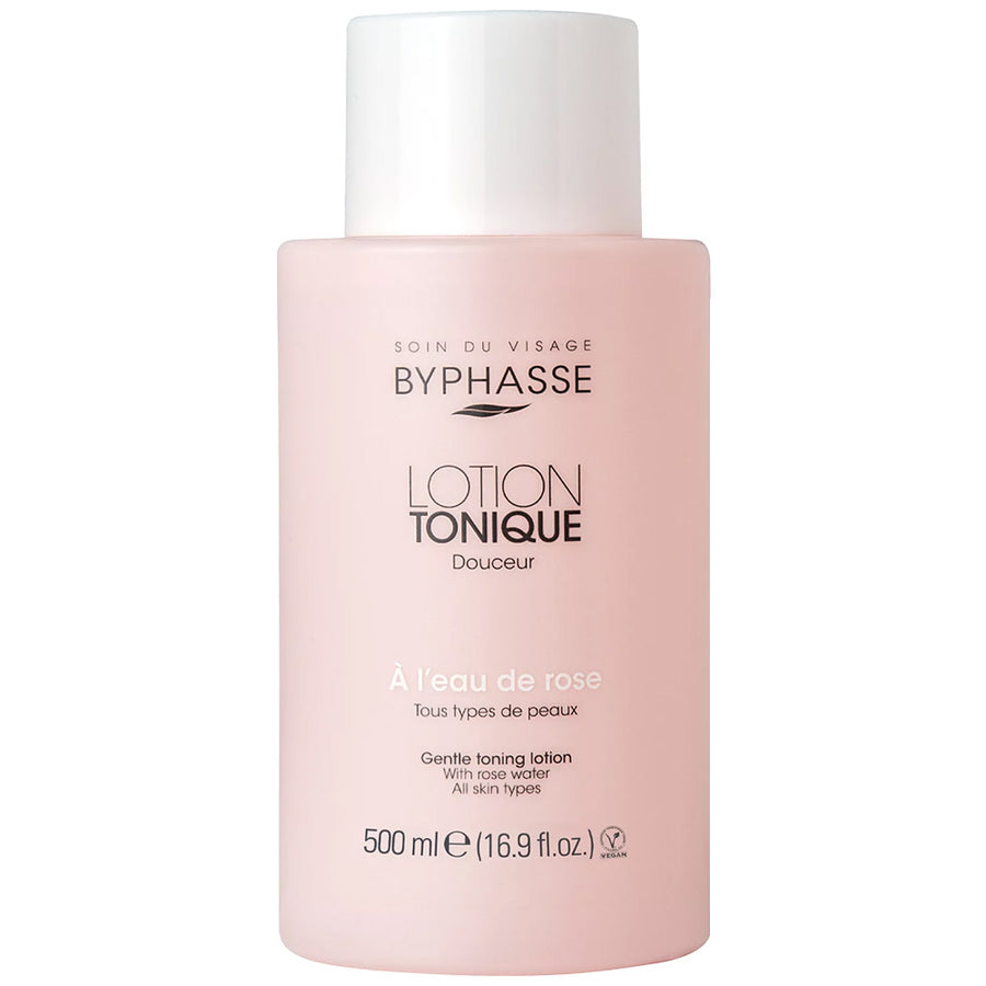 BYPHASSE - Lotion tonique Douceur à l'Eau de Rose pour Tous Types de Peaux - 500 ml Dakar Dialy
