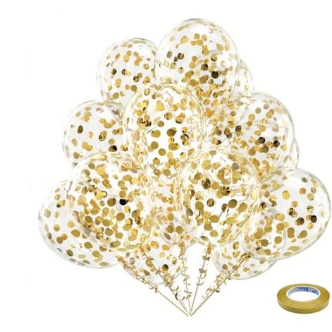 Ballons Or à Paillettes 12 Pouces – Lot de 15 Pièces
 Dialy - Dakar 