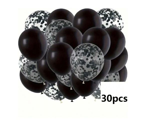 Ballons en latex avec confettis multicolores – Lot de 30 pieces Dialy - Dakar 
