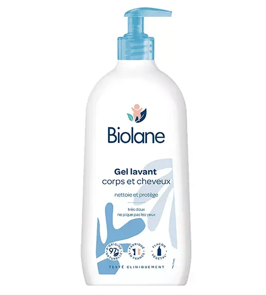 Gel lavant Biolane pour corps et cheveux – Disponible à Dakar en 60 min sur Dialy.







