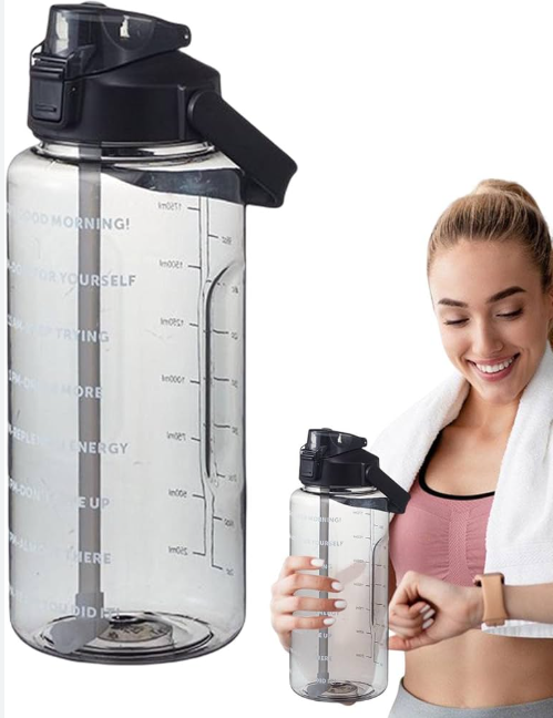 Bouteille d’Eau de Sport 2L – Hydratation XXL Dakar Dialy