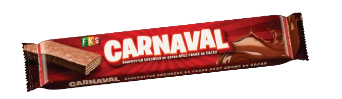 CARNAVAL - Biscuit au chocolat 40g Dialy - Dakar 