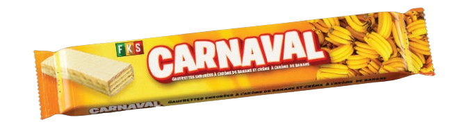 CARNAVAL - Biscuit à la banane 20g Dialy - Dakar