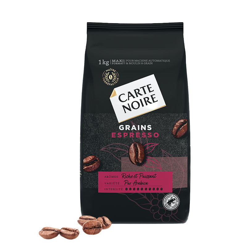 CARTE NOIRE - Café en Grains Espresso pur arabica - 1 kg Dakar Dialy