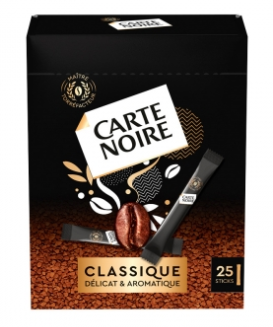 CARTE NOIRE - Café Classique – 25 Sticks Instantanés Dialy - Dakar 