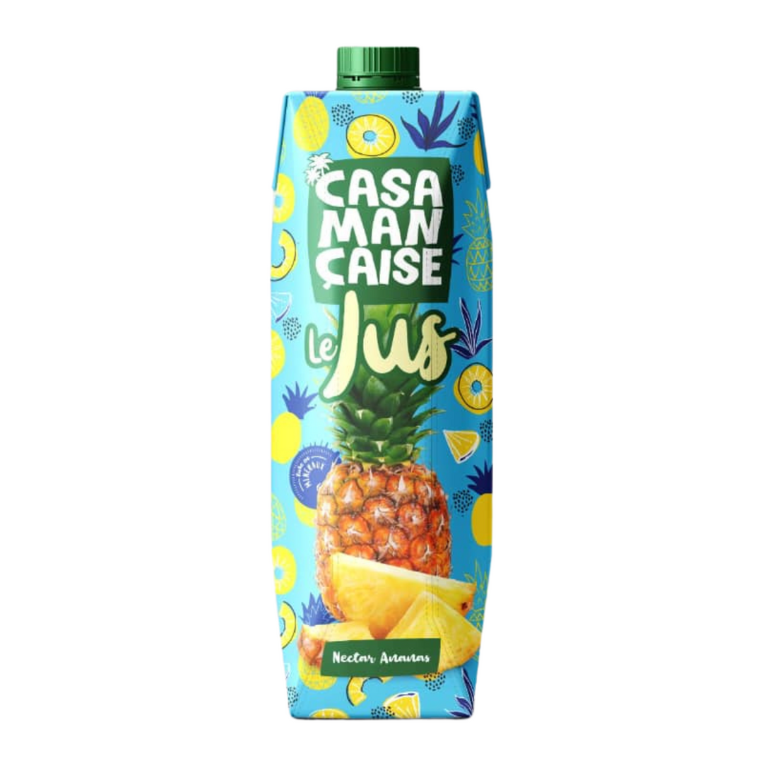CASAMANCAISE - Jus Nectar Ananas 100% local - 1L Dakar Dialy