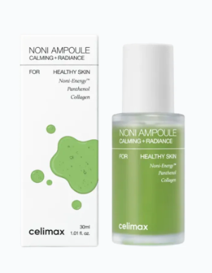 Sérum Celimax Noni Ampoule Calming + Radiance 30 ml, disponible sur Dialy à Dakar en 60 min.
