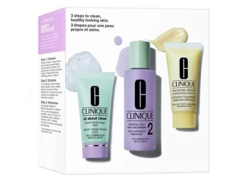 CLINIQUE Coffret Skin School - Routine Nettoyage pour les peaux sèches Dialy - Dakar 